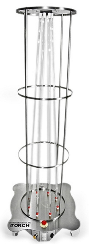 火炬?便攜式室內(nèi)紫外線消毒ClorDiSys塔。